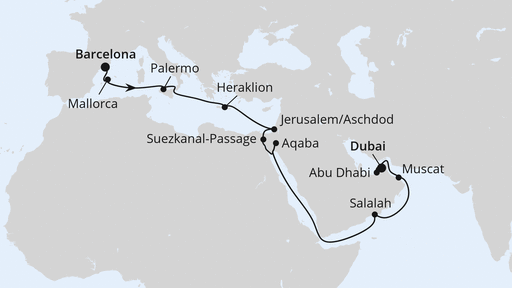 Von Barcelona nach Dubai 3