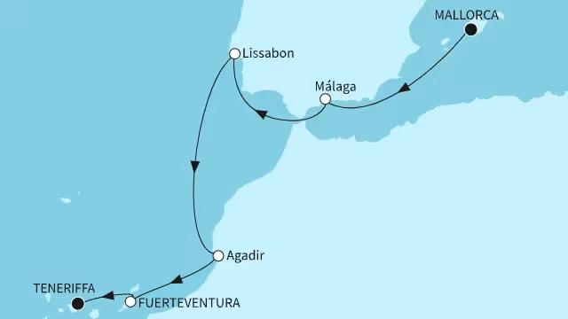 Jahresauftakt Spaniens Süden und Kanaren
