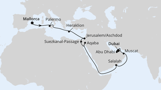 Von Mallorca nach Dubai 1
