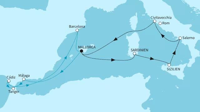 Spaniens Süden und Italiens Perlen