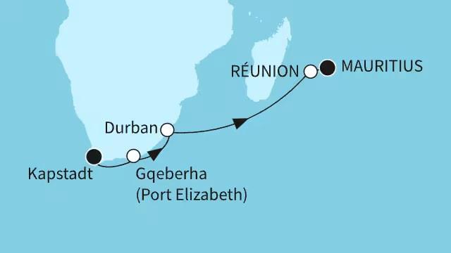 Festtage in Südafrika und  im Indischen Ozean