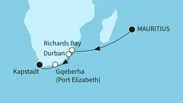 Südafrika und Inselparadiese