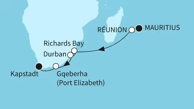 Südafrika und Inselparadiese