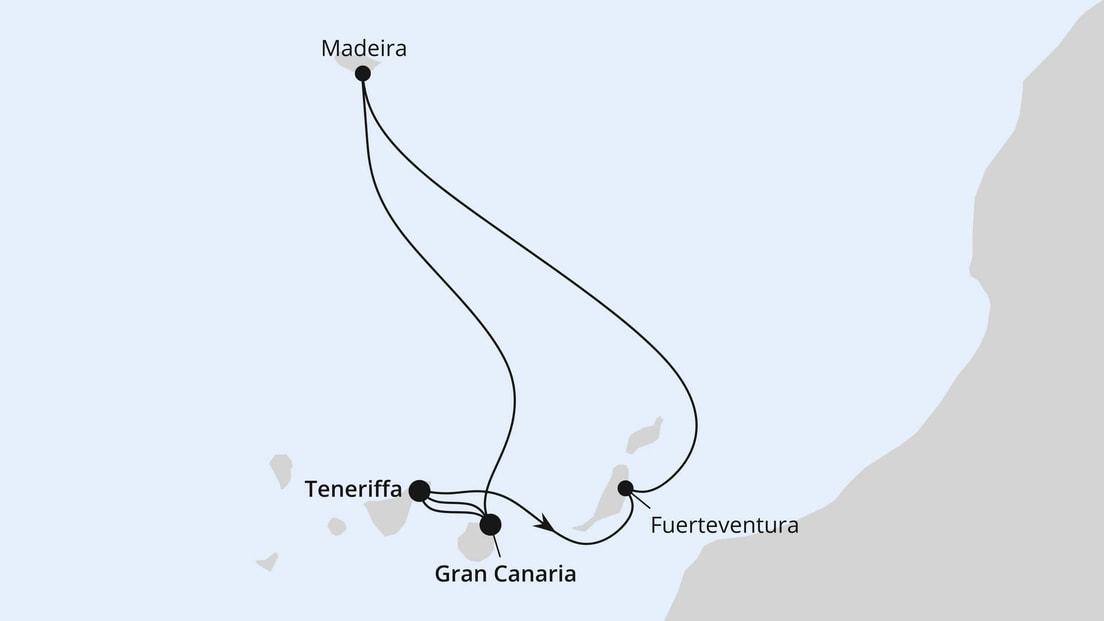 Kanaren & Madeira ab Teneriffa 2