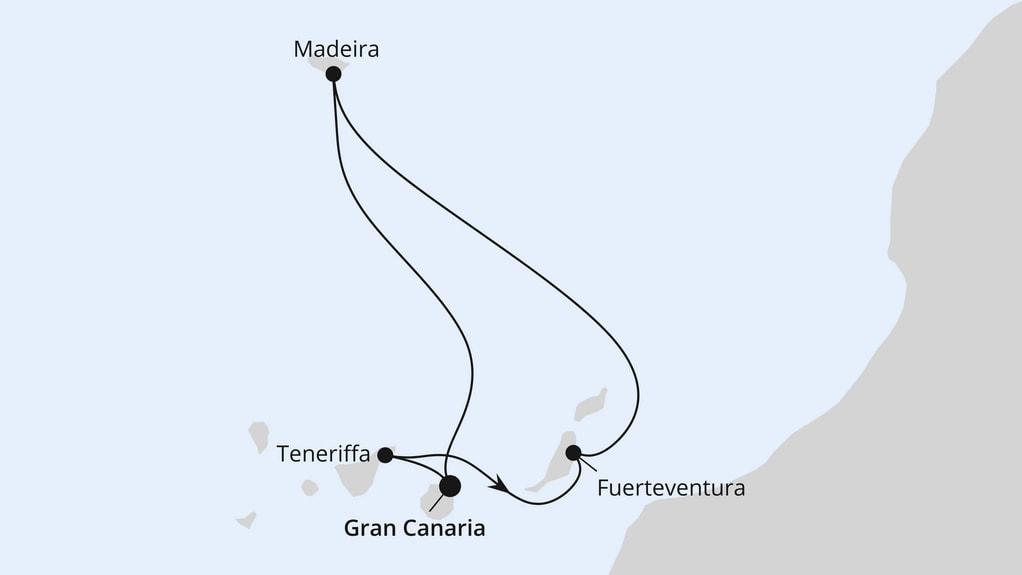 Kanaren & Madeira ab Gran Canaria