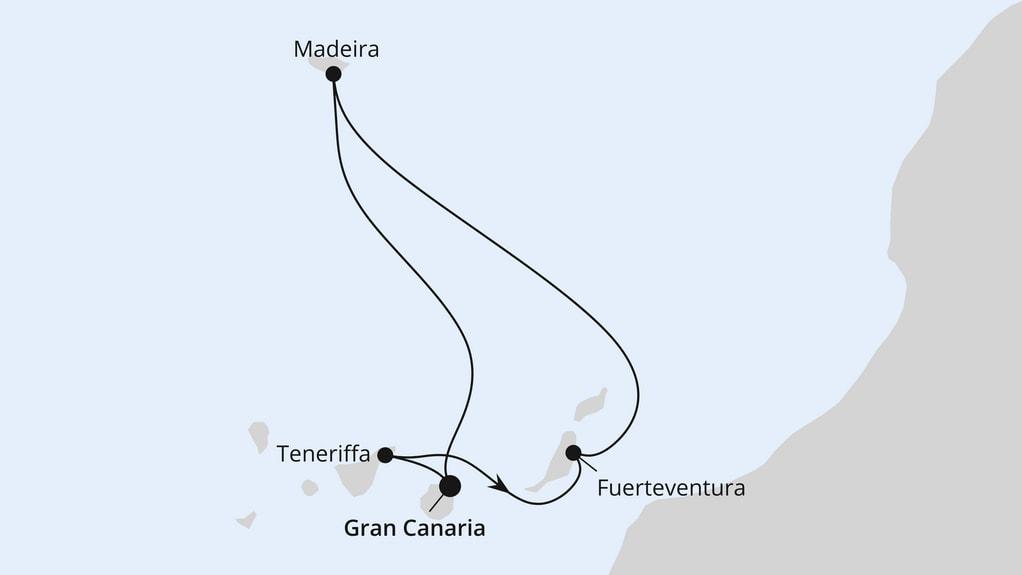 Kanaren & Madeira ab Gran Canaria