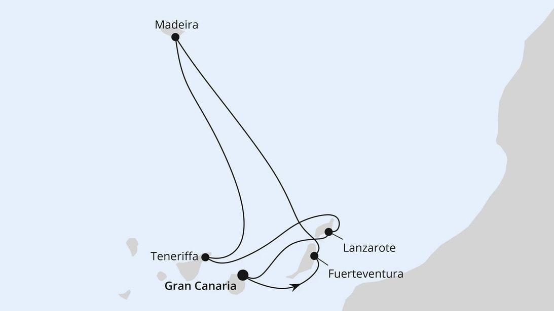 Kanaren & Madeira ab Gran Canaria