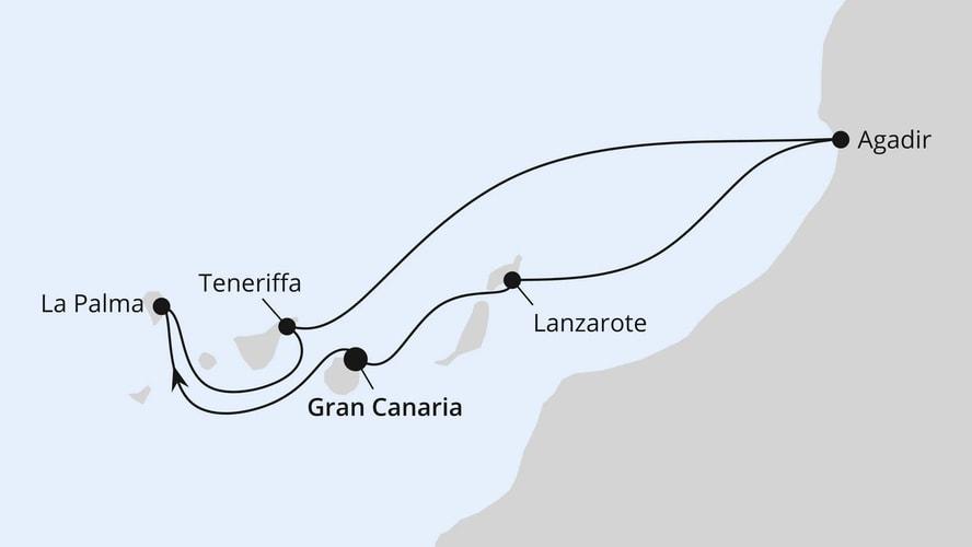 Kanaren & Marokko ab Gran Canaria