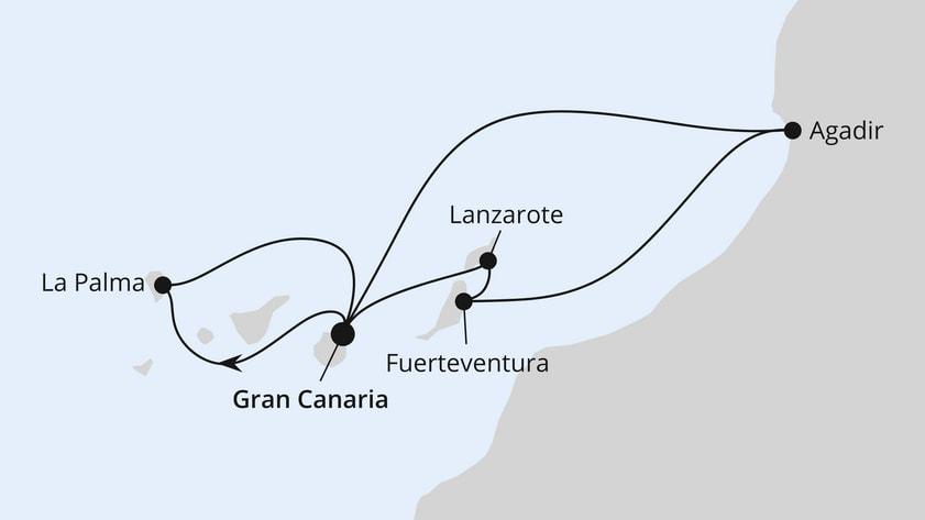 Kanaren & Marokko ab Gran Canaria
