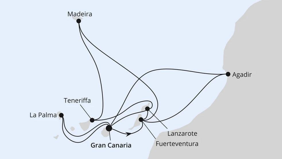 Große Kanaren-Reise & Marokko ab Gran Canaria