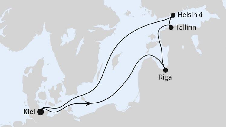 Weihnachtsreise auf der Ostsee ab Kiel 1