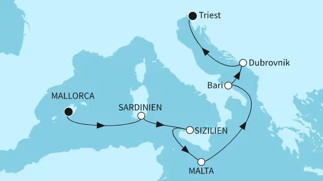 Bella Italia und Kroatiens Highlights