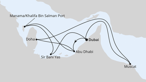 Große Orient-Reise ab Dubai