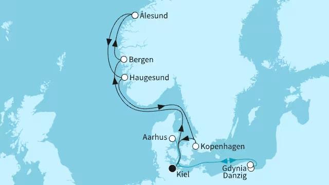 Zauberhaftes Norwegen und Ostseeperlen