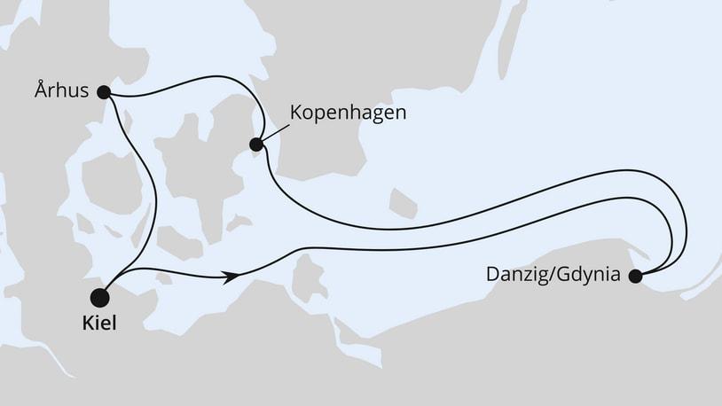 Polen & Dänemark ab Kiel