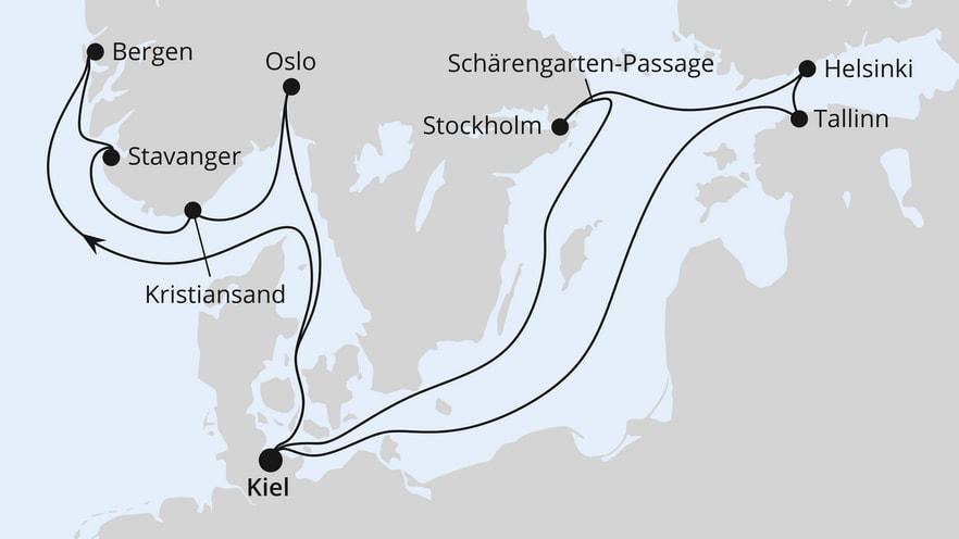Highlights der Nord- & Ostsee im Advent ab Kiel