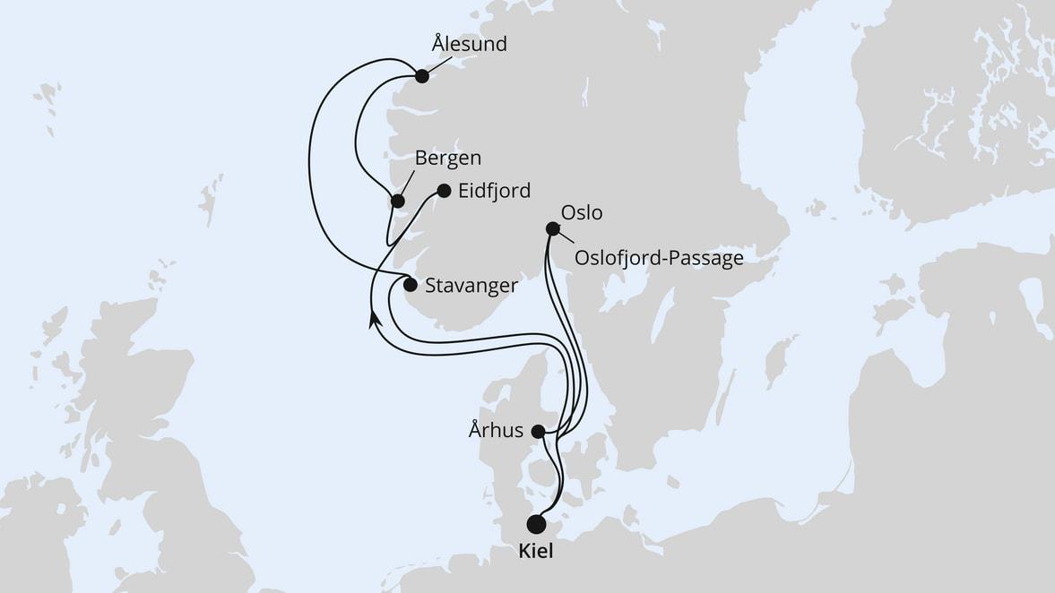 Norwegen ab Kiel 2