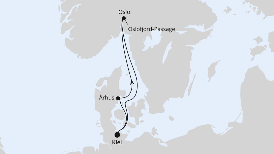 Kurzreise nach Oslo ab Kiel