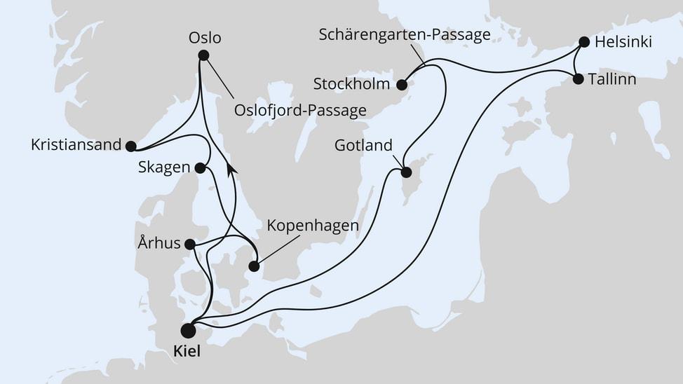 Highlights der Nord- & Ostseeküste ab Kiel 1