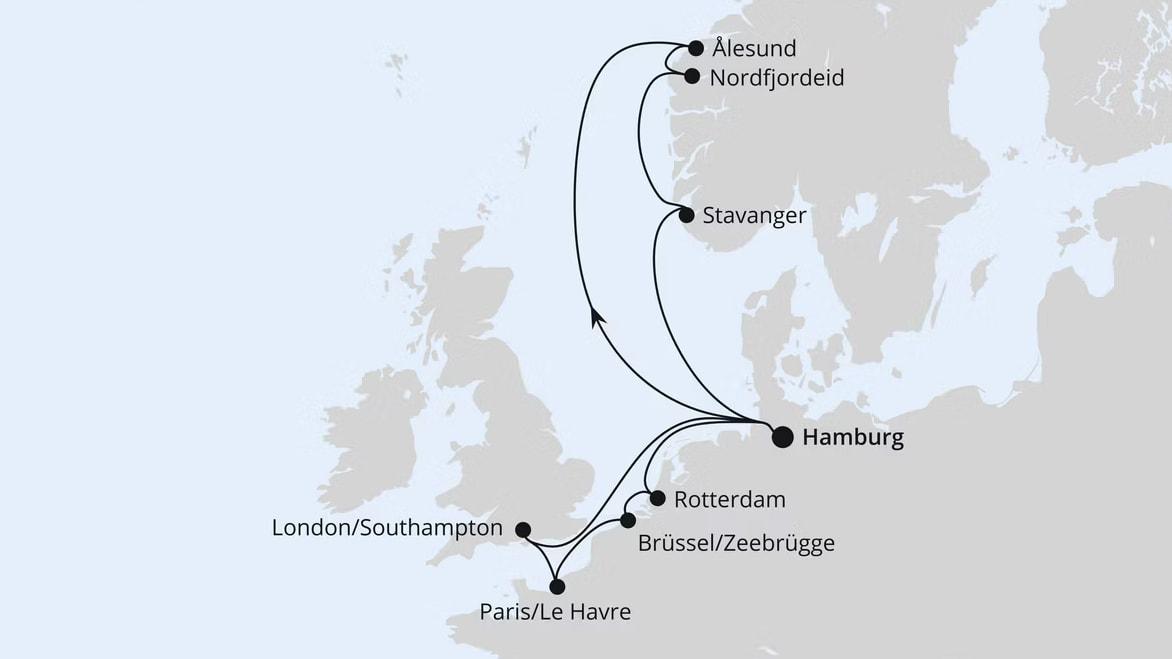 Metropolen & Norwegen ab Hamburg 2