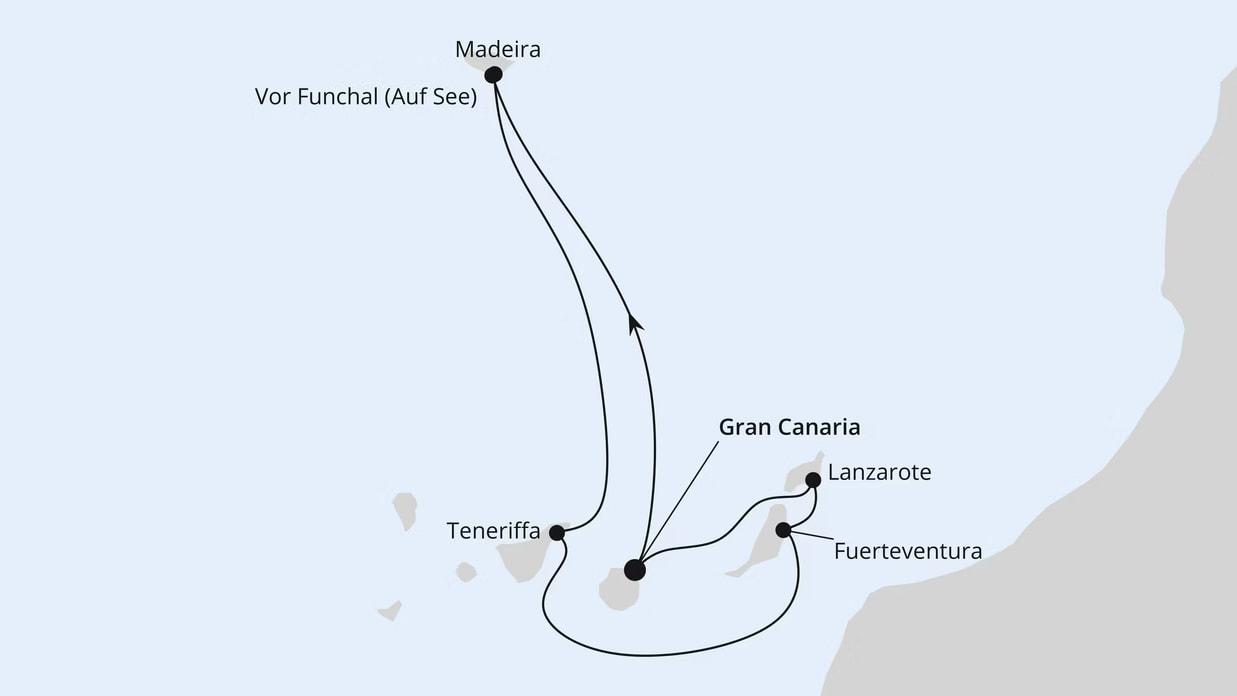 Kanaren & Madeira ab Gran Canaria