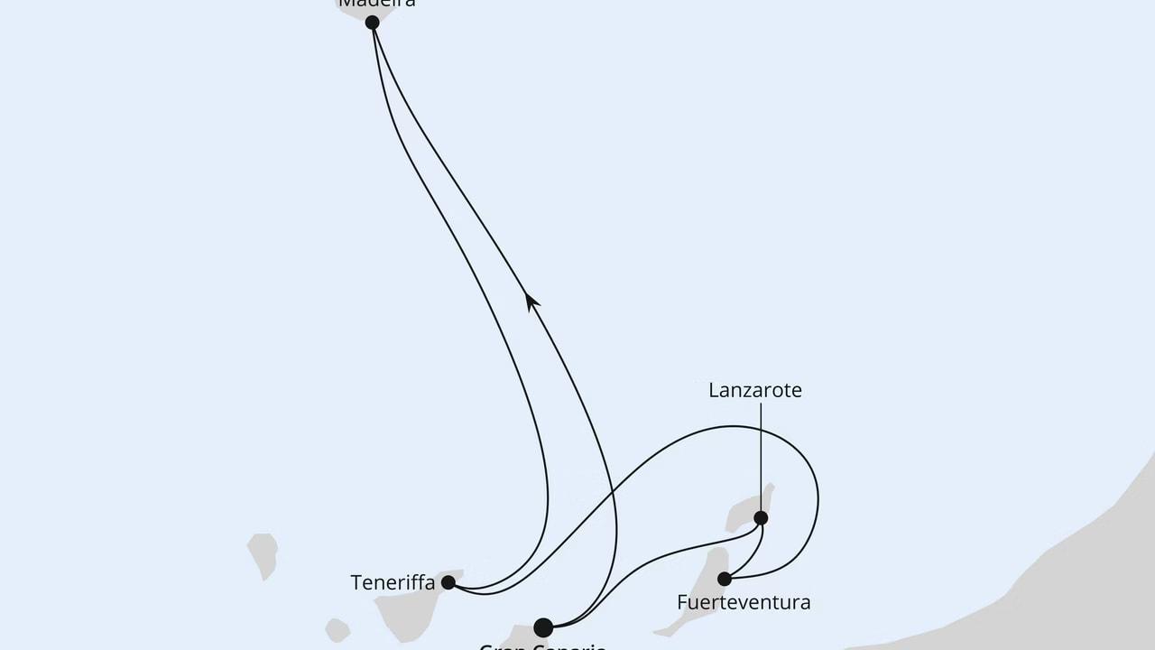 Kanaren & Madeira ab Gran Canaria
