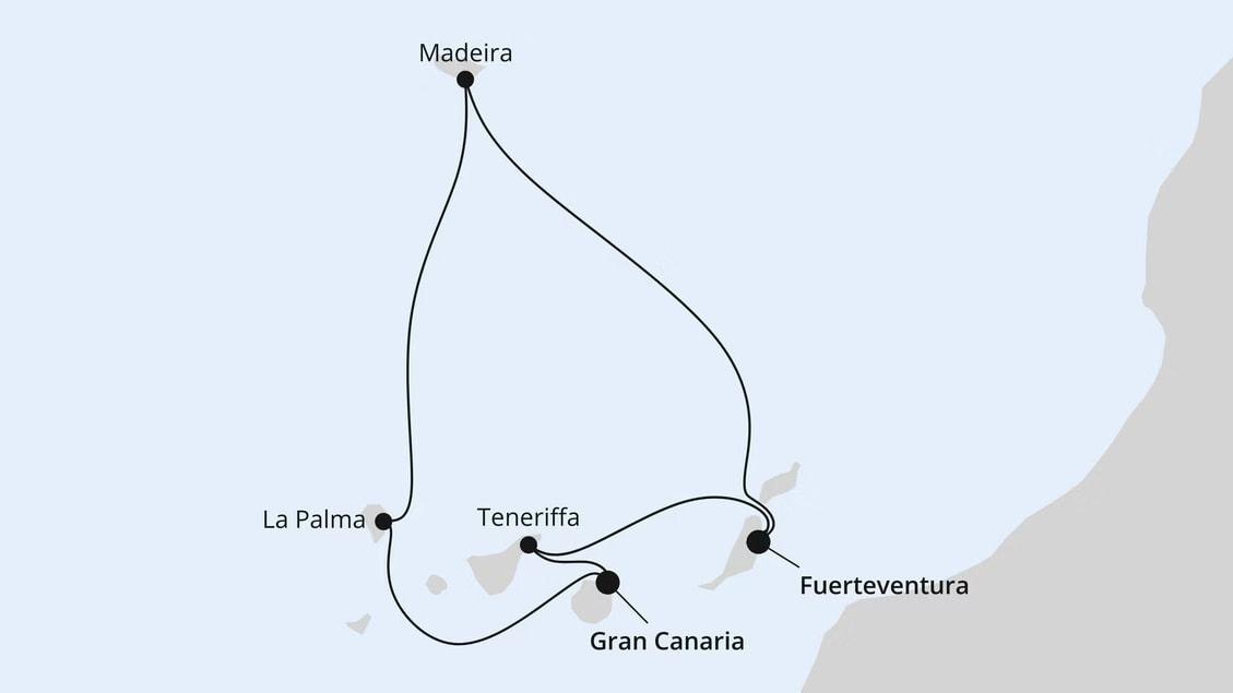 Kanarische Inselwelt & Madeira