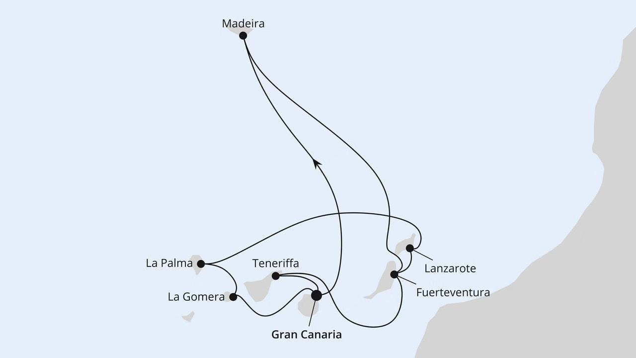 Große Kanaren-Reise mit La Gomera & Madeira