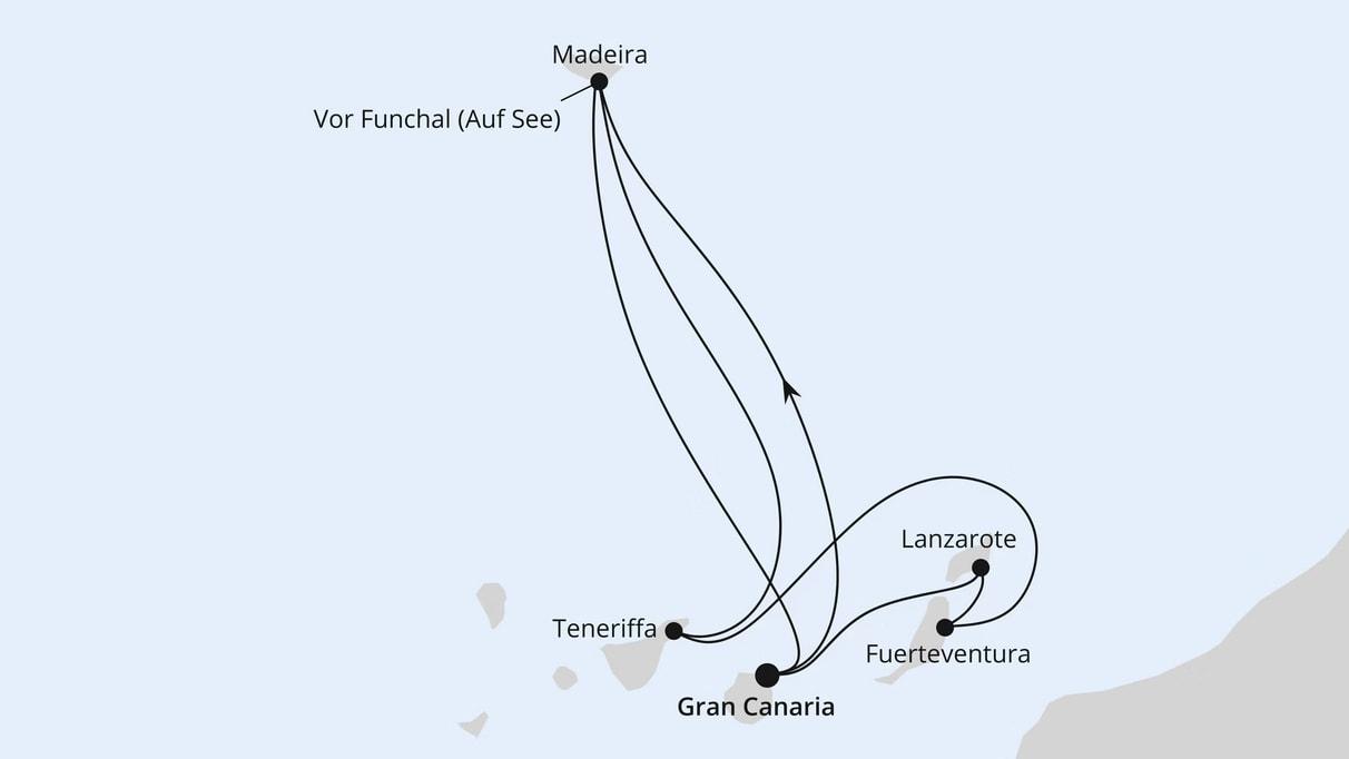 Große Kanaren-Reise mit Madeira ab Gran Canaria