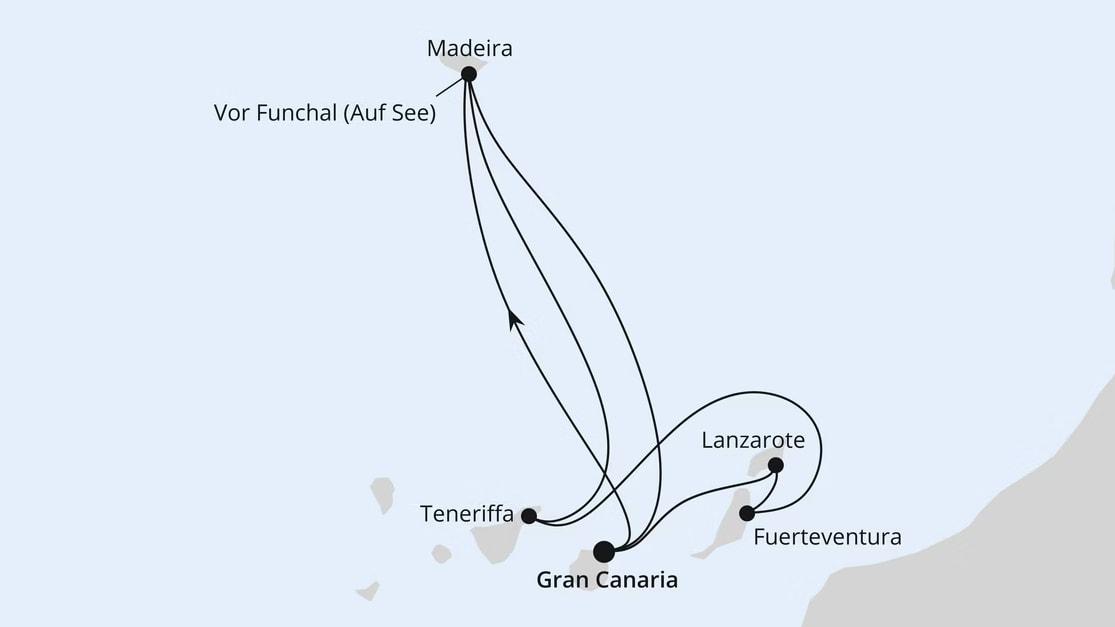 Große Kanaren-Reise mit Madeira ab Gran Canaria
