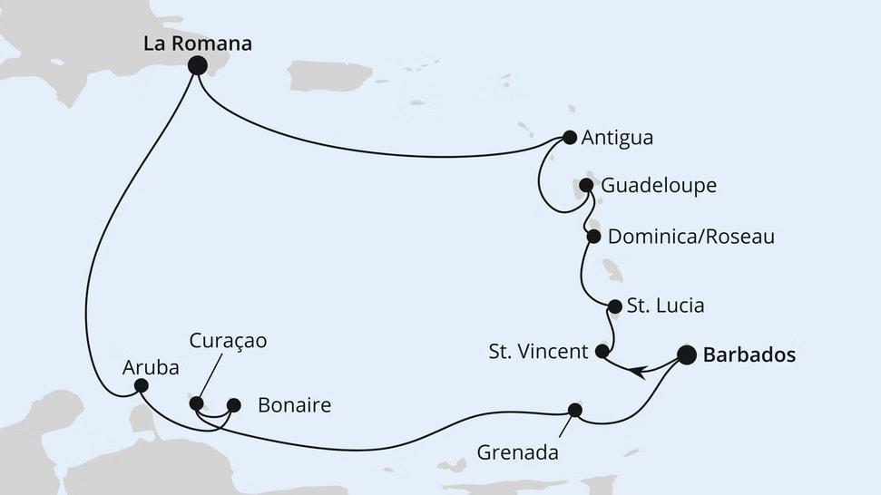 Karibische Insel-Rundreise ab Barbados