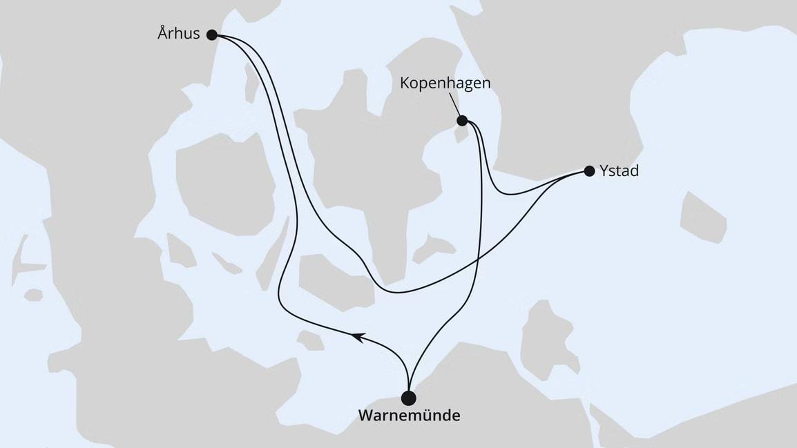 Kurzreise nach Dänemark & Schweden ab Warnemünde
