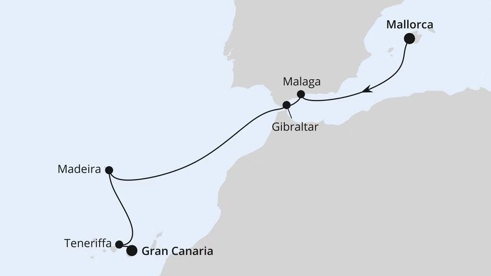 Andalusien & Kanaren ab Mallorca