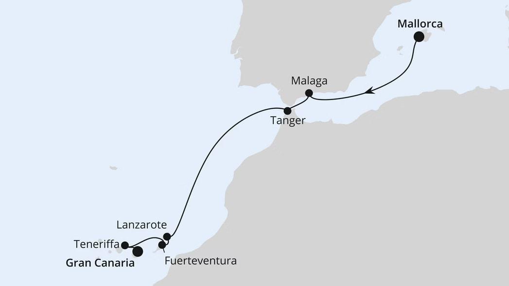Spanische Atlantikküste & Kanaren ab Mallorca