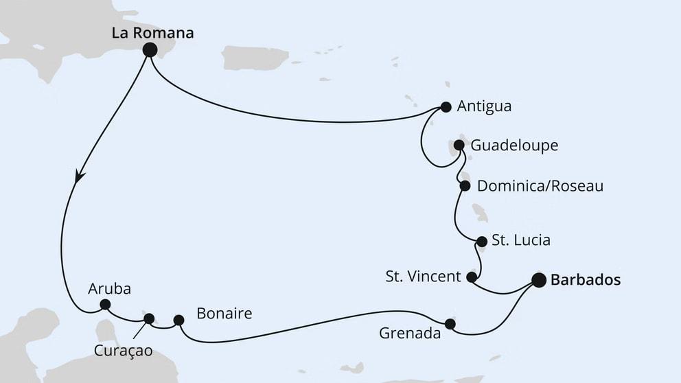 Karibische Insel-Rundreise ab Dom. Republik 1