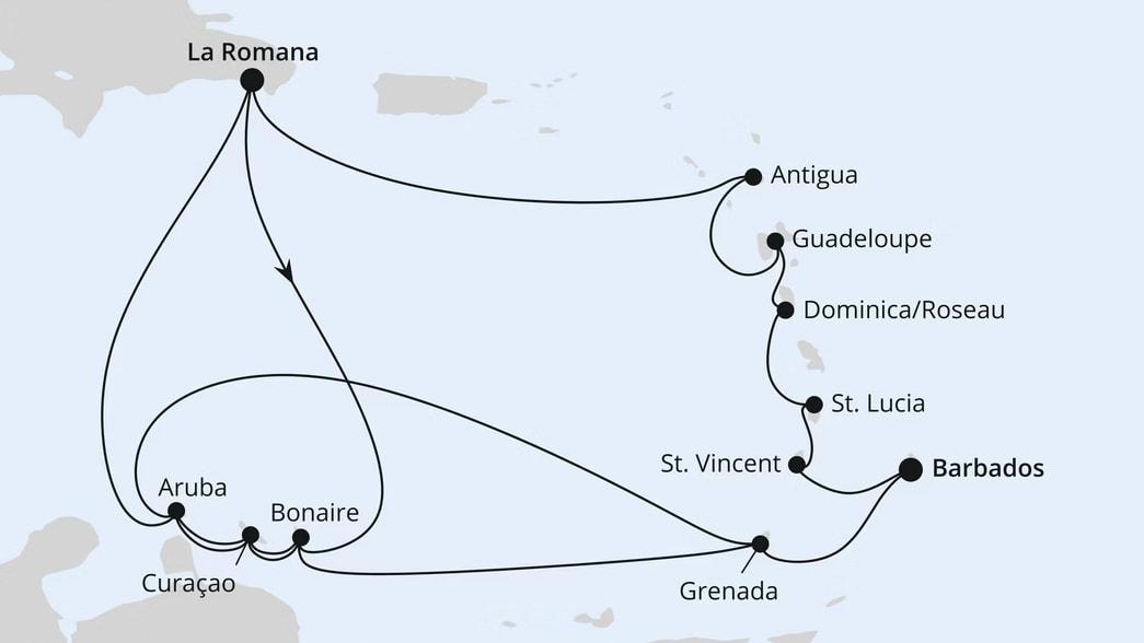 Karibische Insel-Rundreise ab Dom. Republik 1