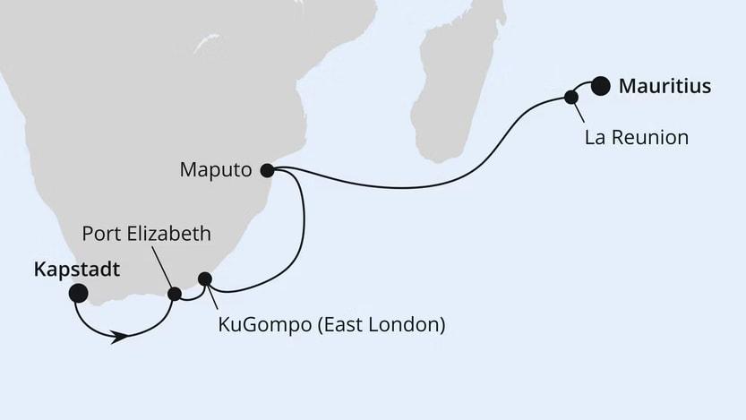 Südafrika, La Réunion & Mauritius 1