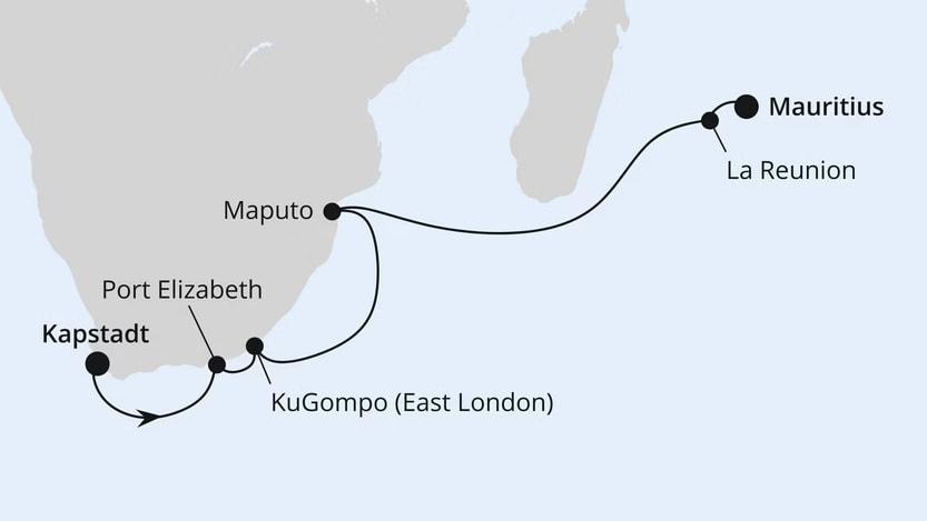 Südafrika, La Réunion & Mauritius 1
