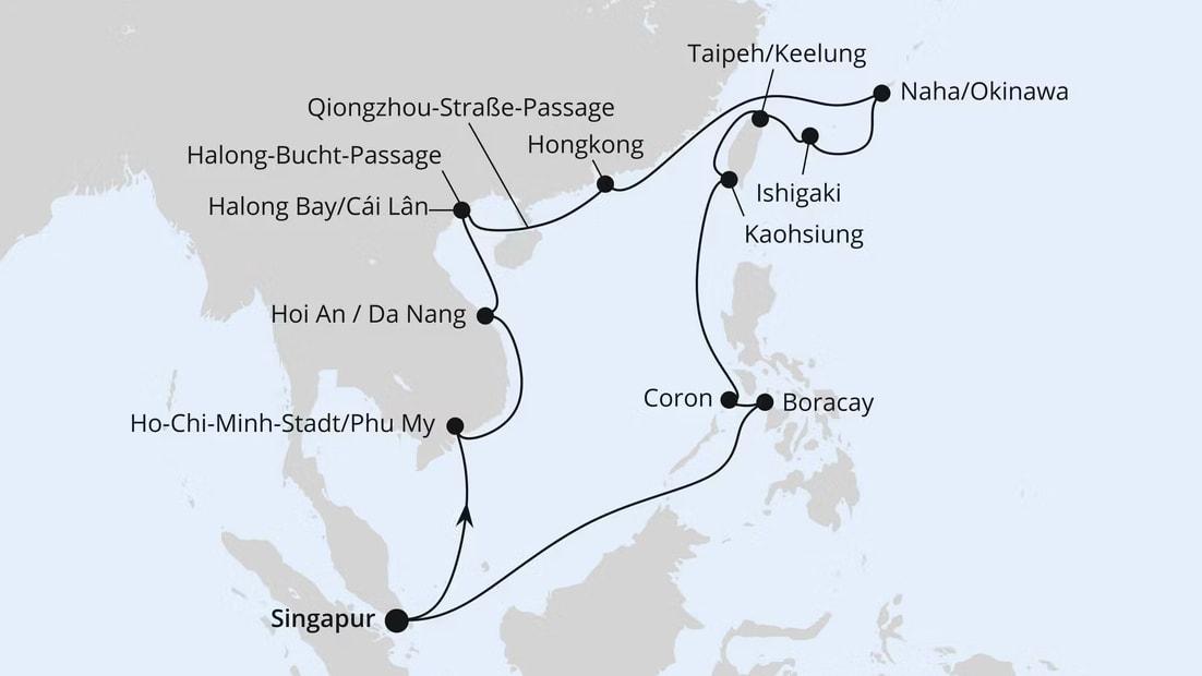 Metropolen & Inselwelten Südostasiens ab Singapur
