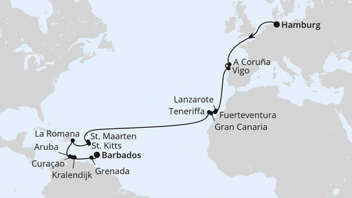 Von Hamburg nach Barbados