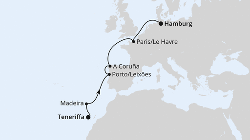 Von Teneriffa nach Hamburg