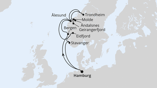 Norwegens Fjorde ab Hamburg