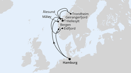 Norwegens Fjorde ab Hamburg 2