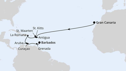 Von Gran Canaria nach Barbados