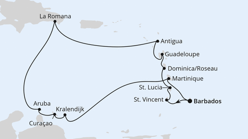 Karibische Inseln ab Barbados