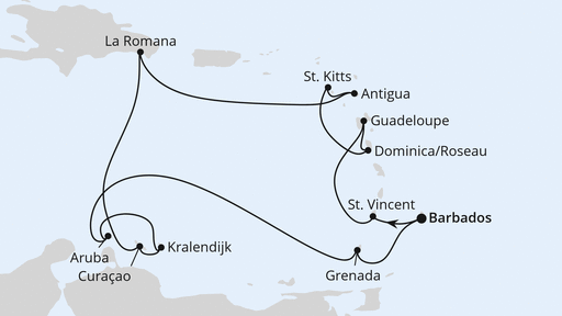 Karibische Inseln ab Barbados