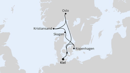 Norwegen & Dänemark ab Kiel