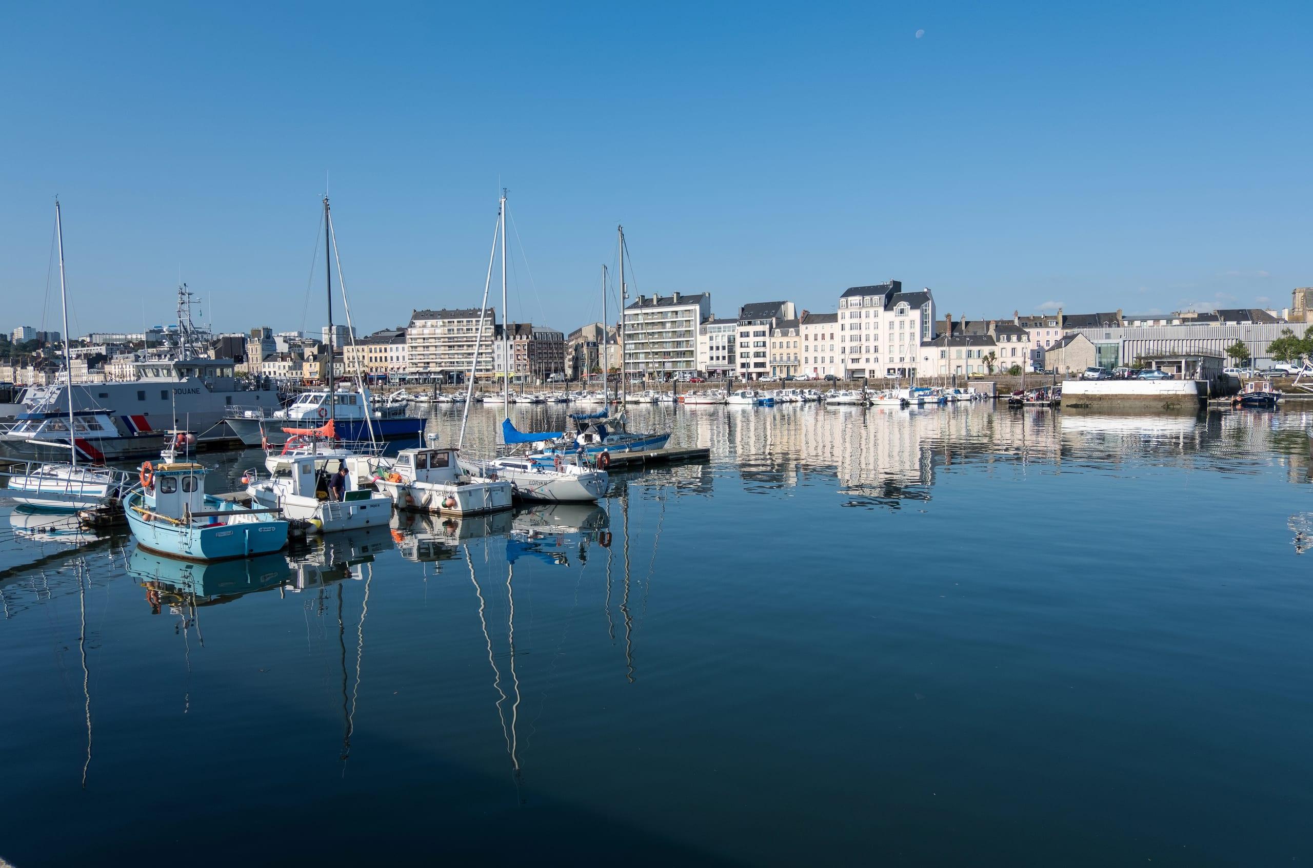 Blick auf Cherbourg