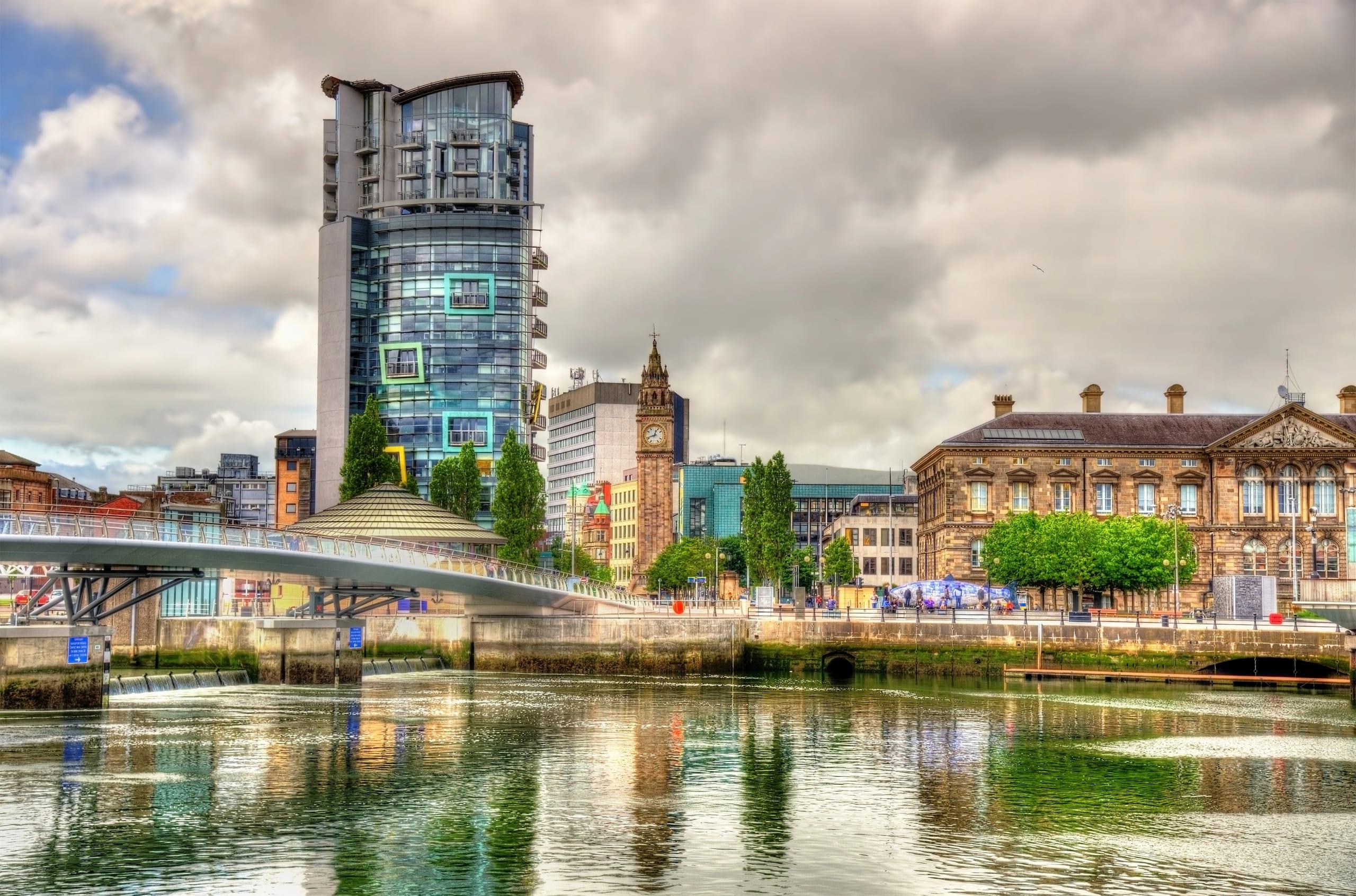 Aussicht auf Belfast