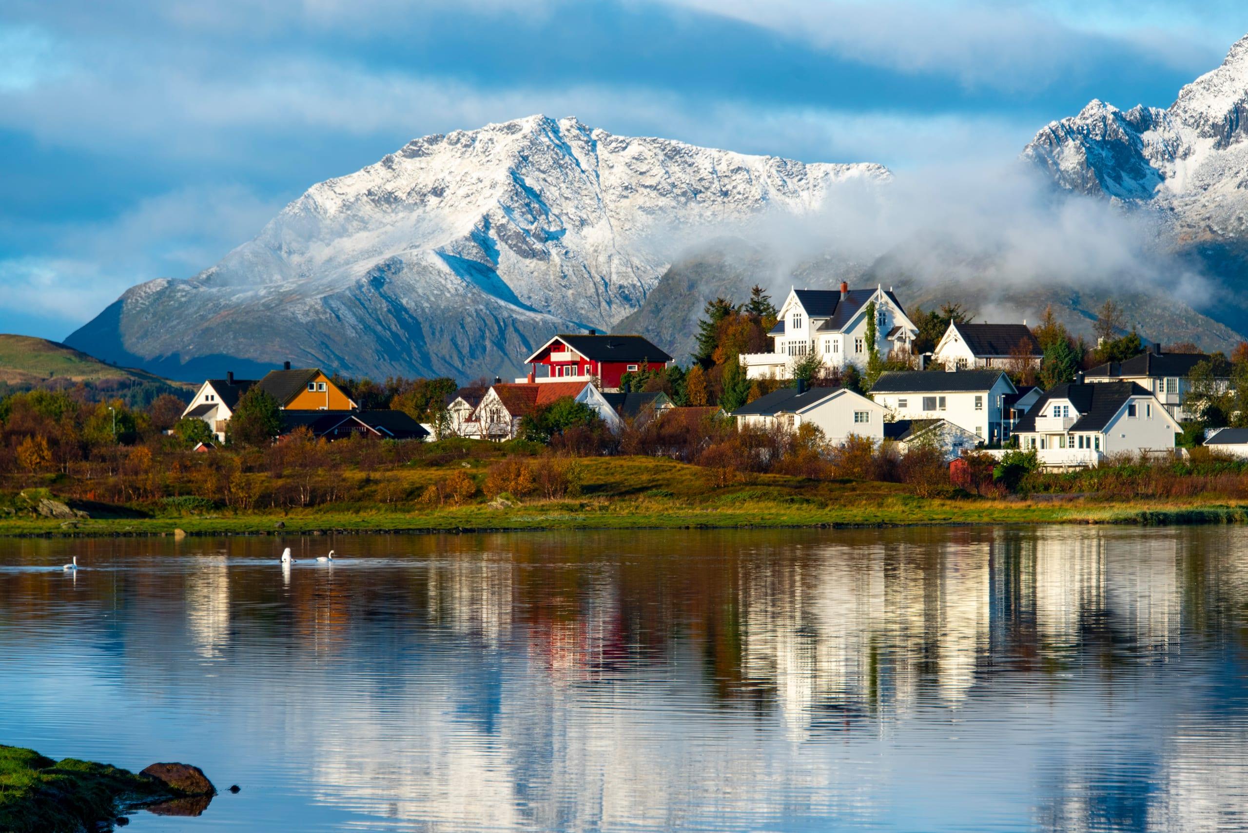 Haldsvagen See in Leknes